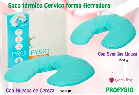 Saco termico cervico en forma herradura